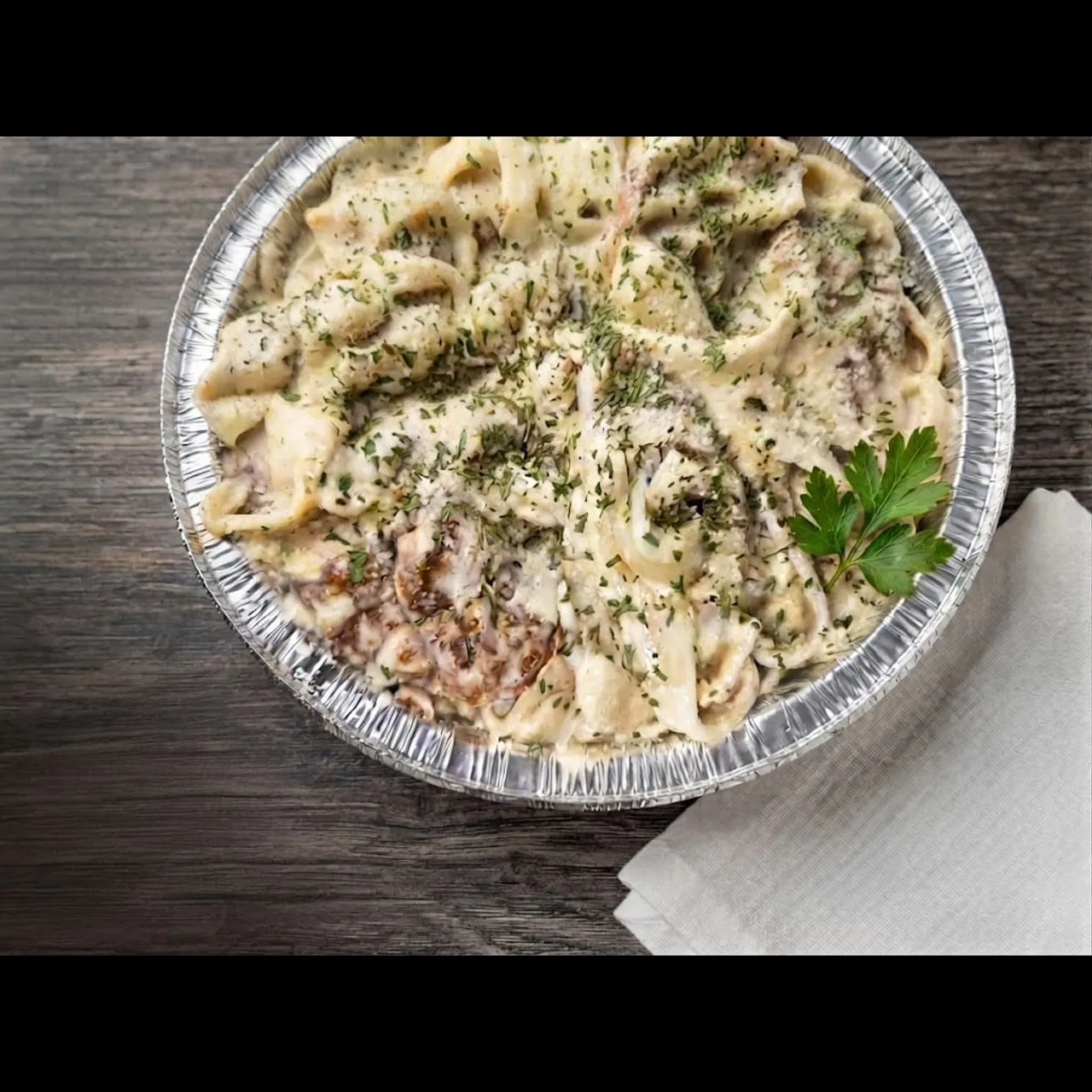 Crispy Chicken Alfredo