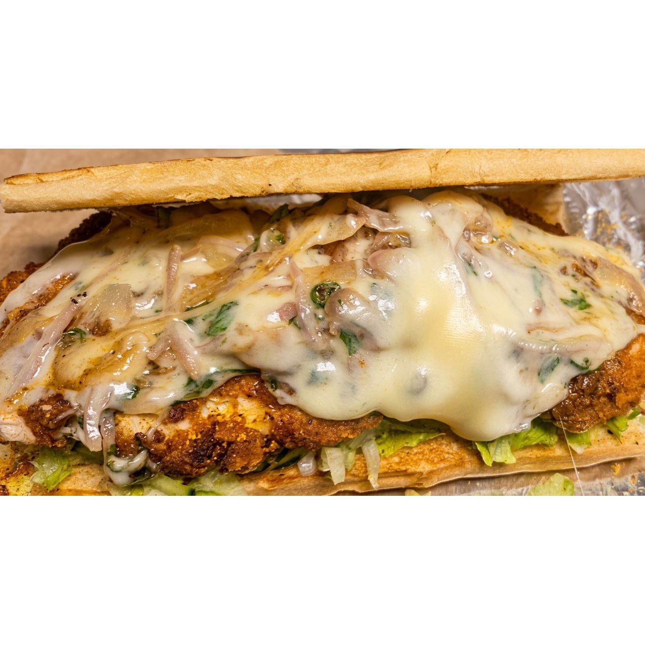 The Big Apple Crispy chicken sandwich